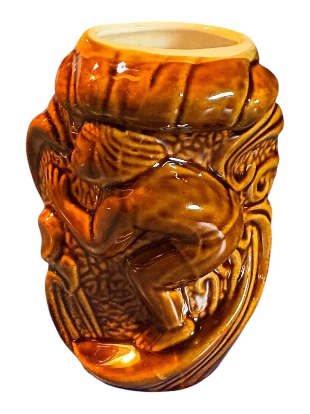 Vintage Ceramic Tiki Mug